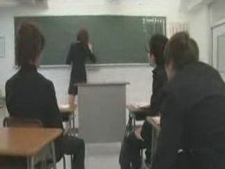 Japanese Schoolmarm Ravishes Students with Nipponese XXX Lessons